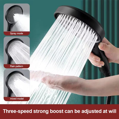 HidroLux™  3-Mode High Pressure Shower Head